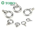 TOBO M12 Stainless Steel 304/316 Marine Lifting DIN580 Screw Eye Bolt