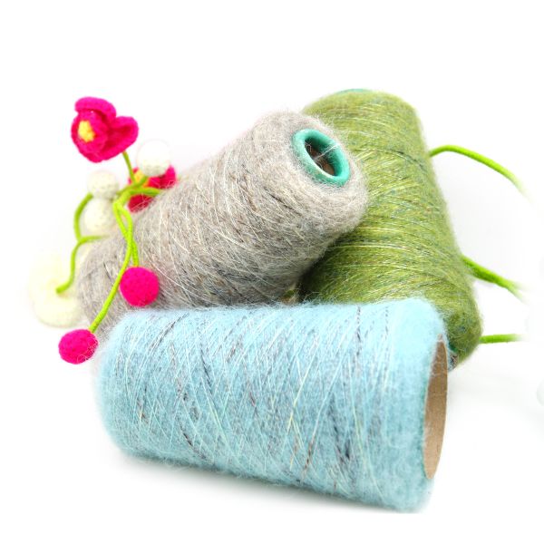 Acrylic Knitting Twisted Cotton Yarn Acidproof Anti Static Durable