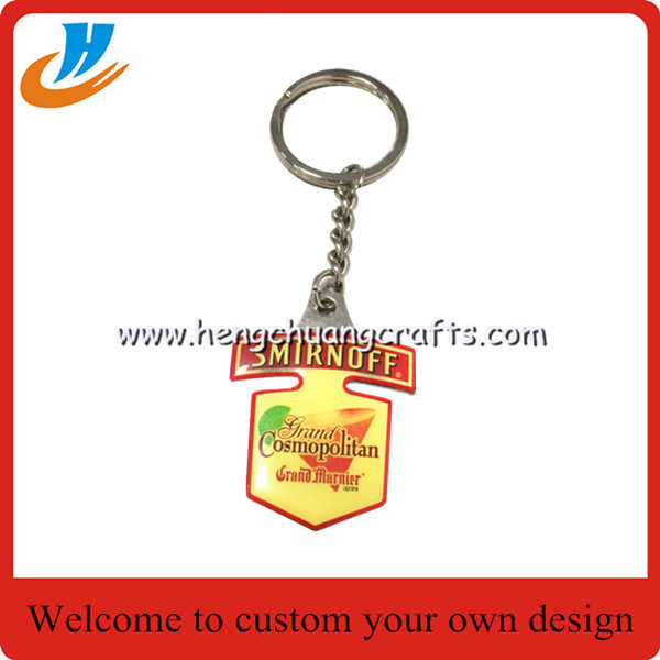 Wholesale Plastic keychain/compass keychain/new design key chain cheap price custom no mold fee key rings