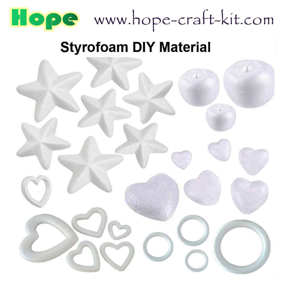 EPS Styrofoam Foam Animal Fruit for Kids Hobbies DIY Material and Christmas OEM ODM Various Shapes Size STEM INNOVATION