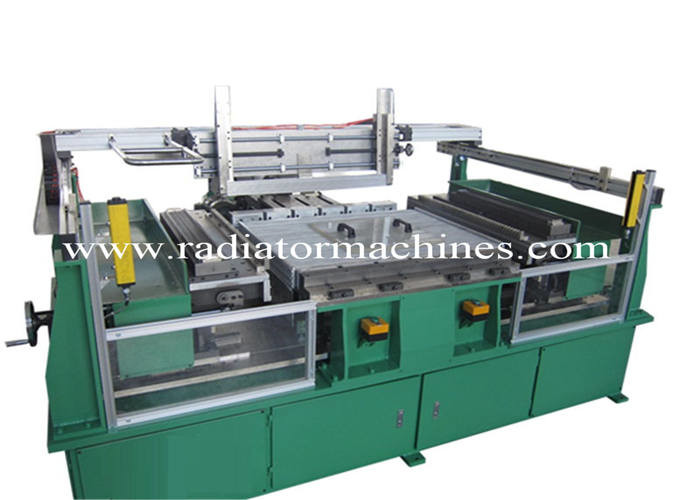 Pneumatic Servo Radiator Core Builder Machine 2 Layers Flat Tube