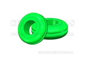China Green Silicone Rubber Grommet Seal Propanol Ethyl Carbinol Nitrobenzene Resistance wholesale