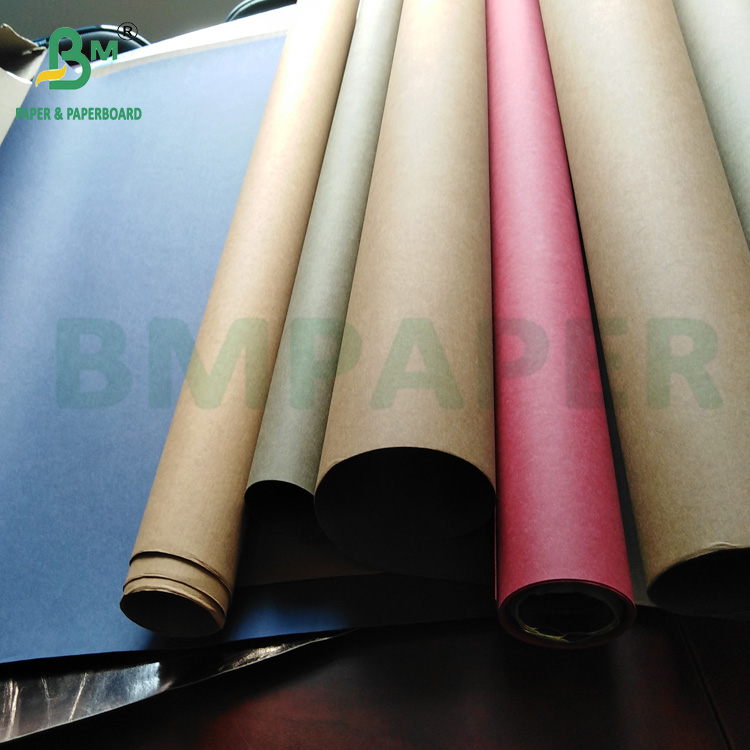 Tough Washable Paper Kraft 0.55mm Cellulose Fiber Paper Brown White Black
