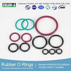 China Tensile Strength FKM O Rings UV Resistant Seals in Black/Green/Brown Excellent Chemical Resistance wholesale