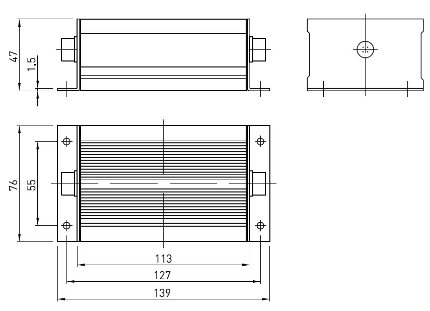 Waterproof Load Cell Amplifier / Strain Gage Amplifier In Electronics
