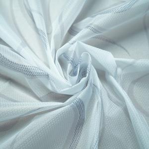 China 65-90gsm 220cm White Striped Jacquard Fabric Polyester Mattress Protector wholesale