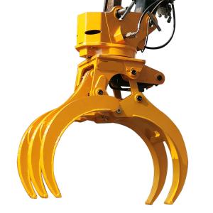 China Hydraulic Rotator Grapple 360 Degree Excavator Bucket Grapple Attachment wholesale