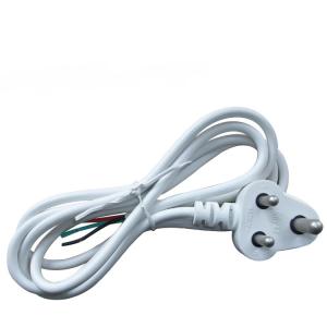China Indian white power cord cables for home appliance wholesale