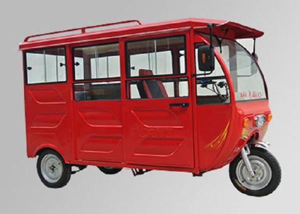60V 1200W Motor Electric Three Wheel Motorcycle , Cargo Motorbike Large Cargobox