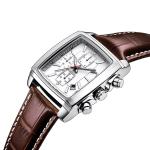 Alloy SGS 5atm Waterproof Men Quartz Watch Brass Dial