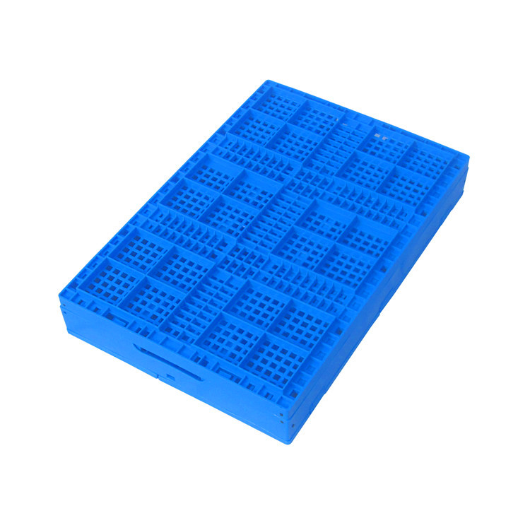 100% Virgin Polypropylene Plastic Pallet Boxes / Collapsible Plastic Box Attached Lids