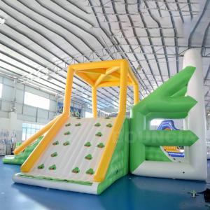 China 10mLx9mWx5.8mH Inflatable Water Sports Floating Water Tower For Park wholesale