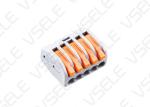Five Port 10PCS PC / PA66 Wire Junction Connector