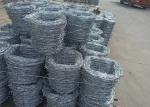 Hot Dipped Galvanized Barbed Wire Reverse Twist 20cm Aperture