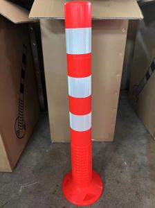 China Red flexible post Warning Sign for Moving Motor Vehicles wholesale