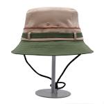 Fashion Adjustable Rope Fishing Sun Hat Custom 100% Polyester Bucket Hat