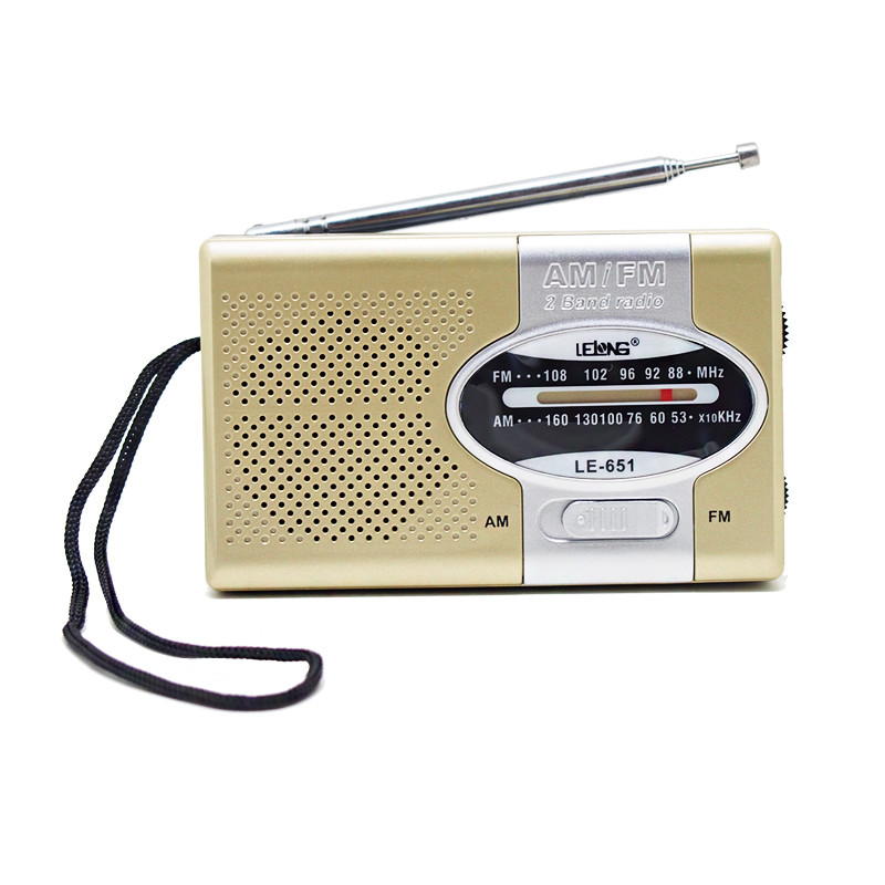 Emergency Situations Portable AM FM Stereo Radio Support for Earphone Listening Frequency FM88-108MHz AM530-1600KHz