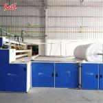 Nonwoven sintepon fabric thermal bonding line sintepon pad making machine