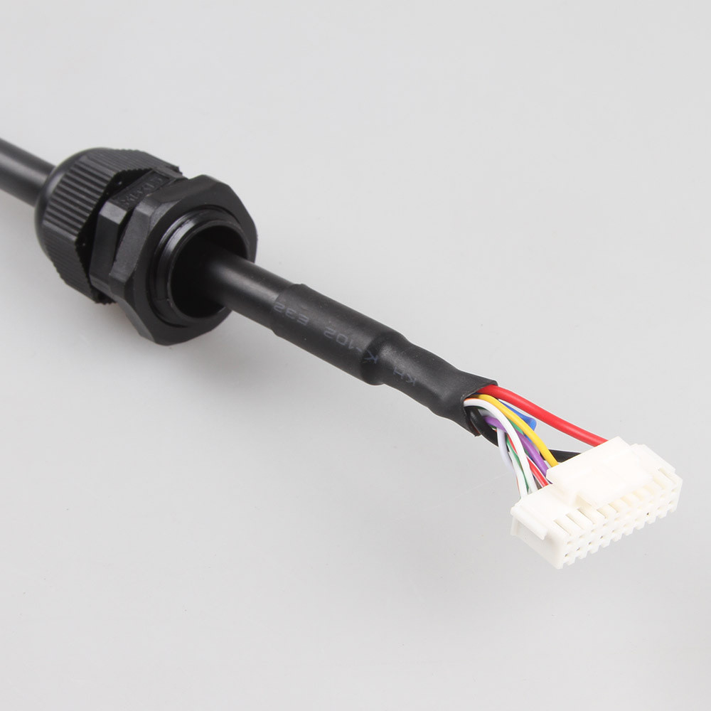 ODM Stable Industrial Wire Harness Waterproof PHB 2x12 To RJ45+ XH2.54