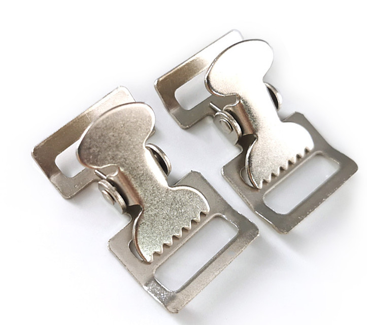 Metal Tightener Spring webbing Cam Buckle Strap Non-Slip Buckle Metal Adjustmentable