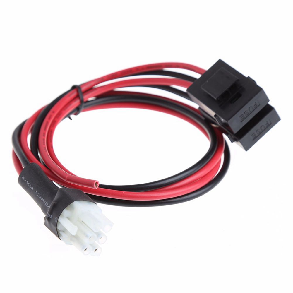 DC Power Supply Cord Cable 1M 30A Fuse 6 PIN For Yaesu Short Wave