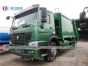 China Sinotruk Howo 4X2 300HP Garbage Compactor Truck wholesale