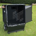 Electric Leaf Vacuum Tow Behind Blower 180 Gallon With Opening Clamshell