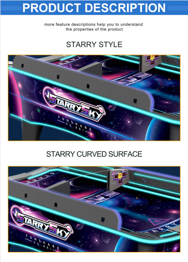 Classic Indoor Sport Game Machine Air Hockey Table 1 Year Warranty