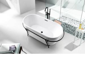 China Alkali Free Acrylic Free Standing Bathtub Rectangle SP1891 3C Certification wholesale