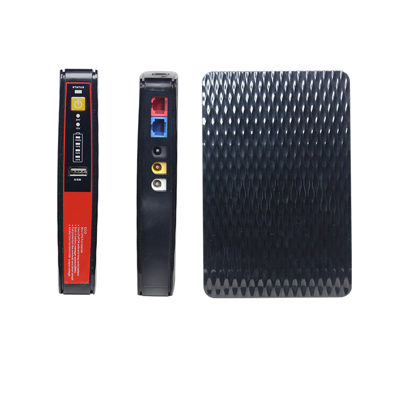 2023 5V 12V 24V DC Mini UPS with White LiFePO4 Battery and Long Battery