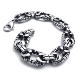 China High Quality Tagor Stainless Steel Jewelry Fashion Men's Casting Bracelet PXB149 wholesale