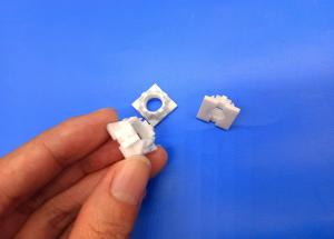 China 300MPA Alumina Ceramic Washer Al2O3 Insulating Spacer High Electrical Insulation wholesale