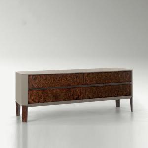 China Burl 18in Cabinet Console Table TV 180cm Wooden For Living Room wholesale