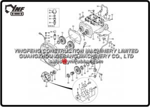 China Hitachi Excavator Spare Parts EX200-5 EX200-5 200LC-5 210H-5 210LCH-5 Pump Pump Device wholesale