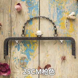 China DIY Antique Brass Purse Clutch Frames With Bamboo Handle wholesale
