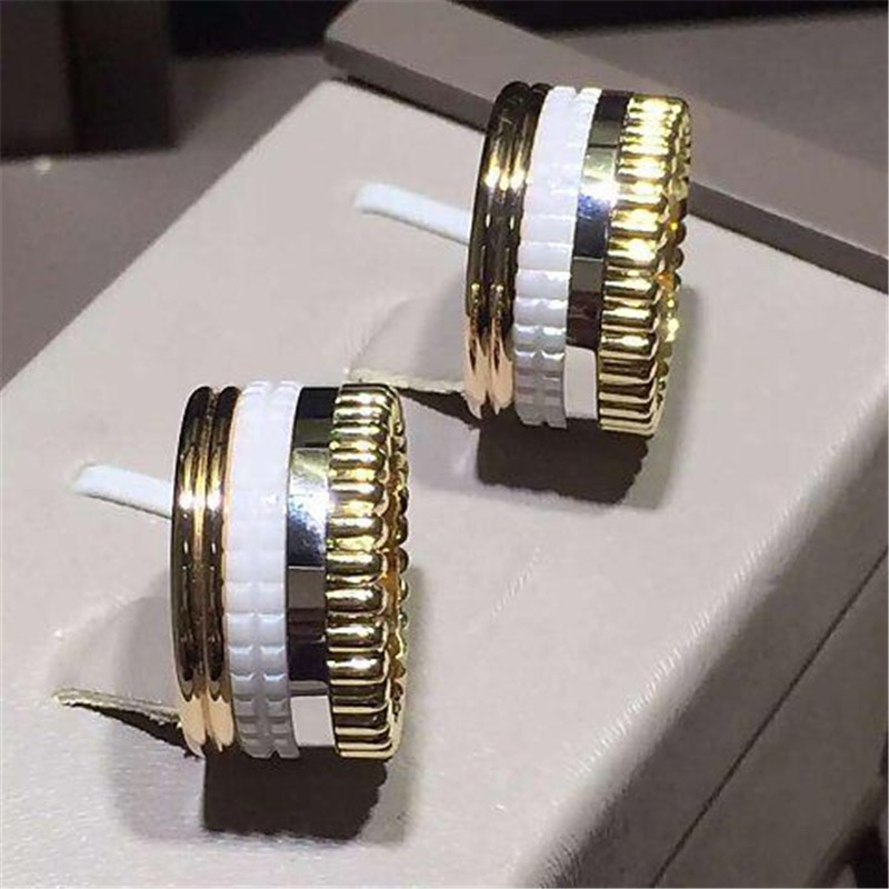 Jewelry factory in Shenzhen, China Br wide ring 18k white gold yellow gold rose gold ring Luxury jewelry factory