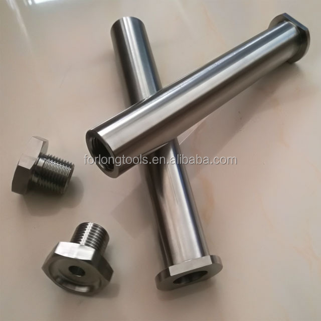 Natural Finish 5/8"-18 Midget King Pin Titanium for Sprint Spindle Nut DIN Standard Made of 6AL-4V Titanium Alloy