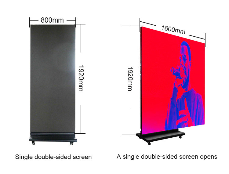 Double Face Standing Led P2.5 SMD Poster Led Display