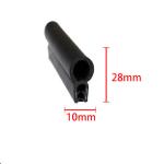 EPDM Black Door and Window Extrusion Rubber Protective Seal Strip for Car