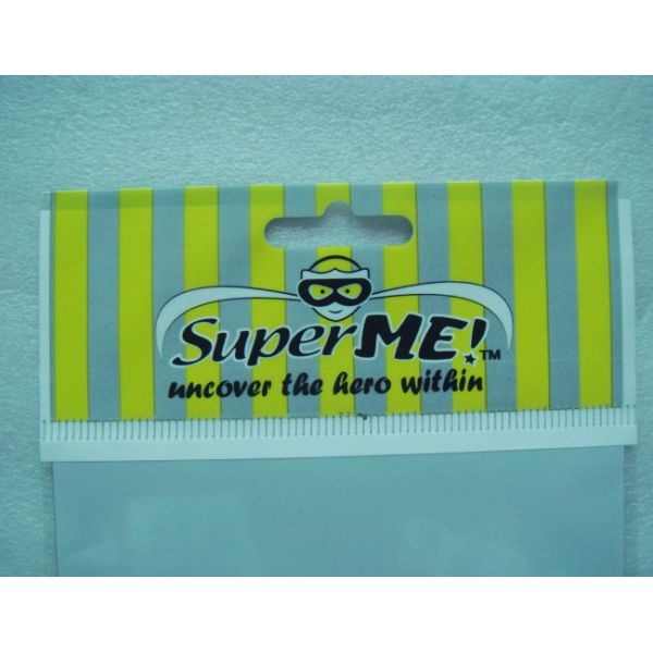 Clear Printed OPP Custom Packaging Bags With Header Self-adhesive Material