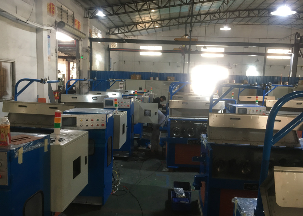 Plastic Copper Wire Drawing Machine With Annaeler