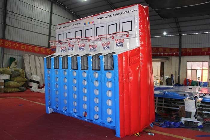 Inflatable Sport Game Inflatable Connect Four Basketball Games
