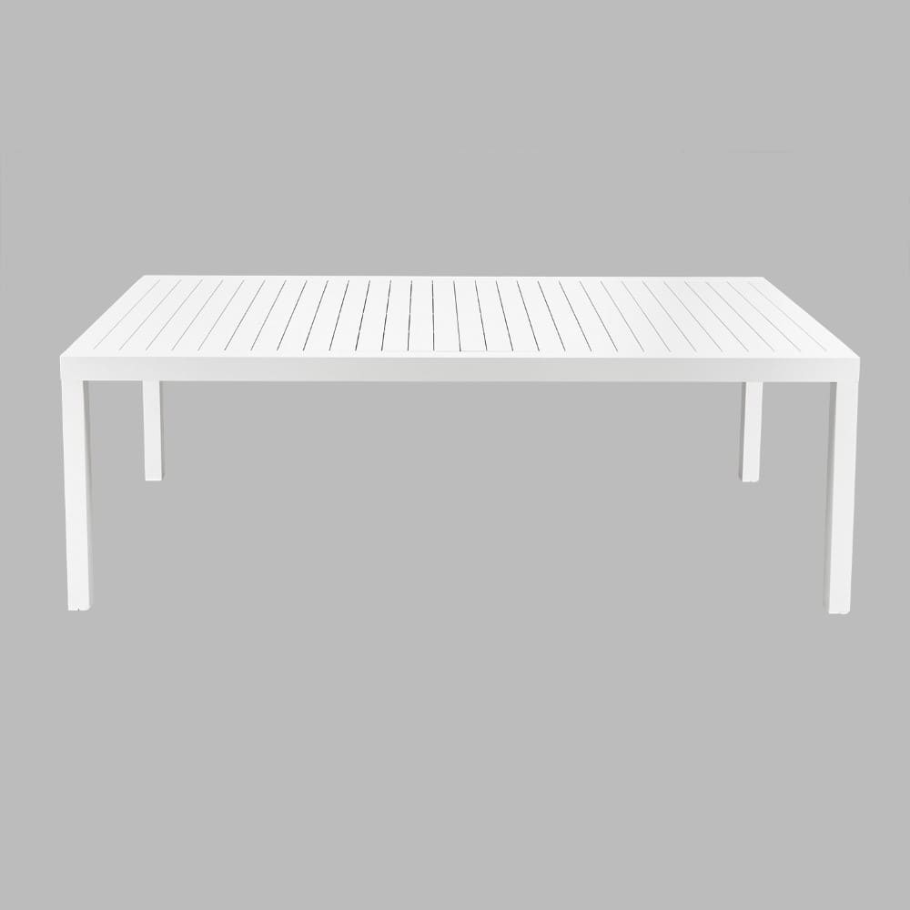 Modern Style Aluminum Outdoor Dining Set 12 Seat Armchair and Extendable Dining Table