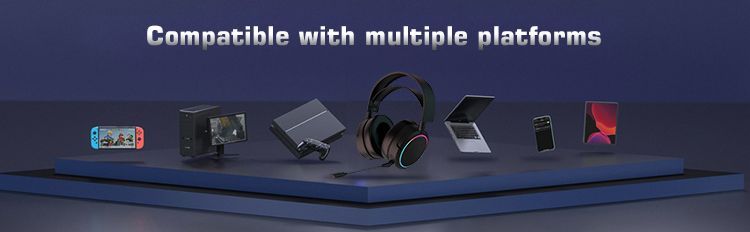 NO Active Noise Cancellation Wireless Gaming Headphones X3 Pro 2.4G 7.1 Headset for PC