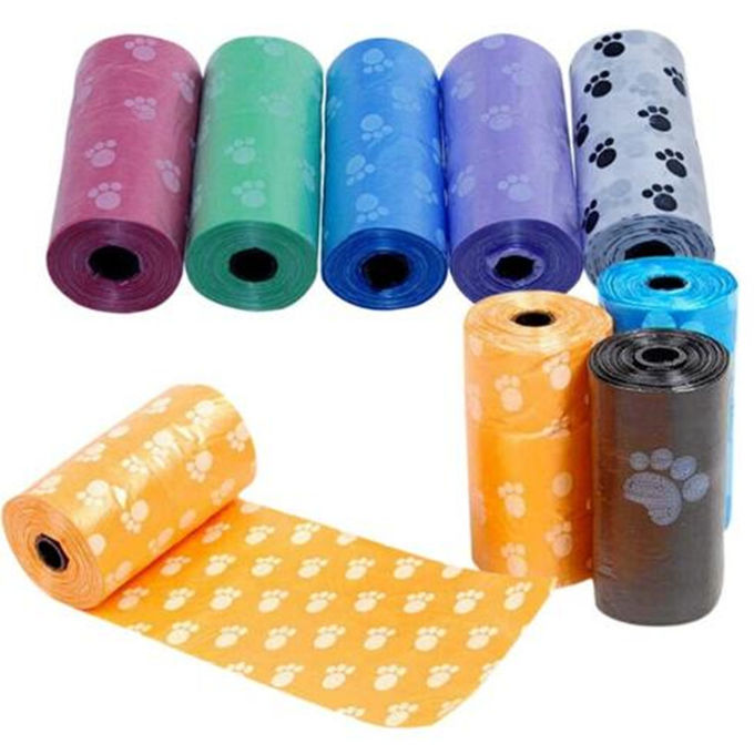 20 Micron Thickness PLA Plastic Biodegradable Poop Bags Custom Designed