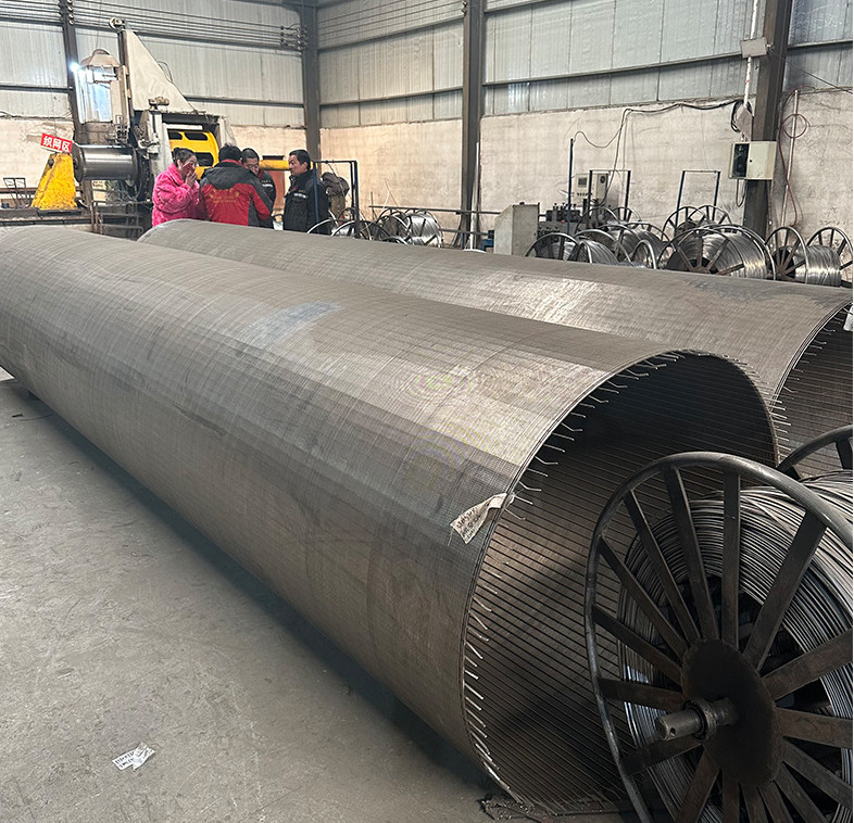 Stainless Steel Wedge Wire Screen Panel Johnson Type For Mining Industry