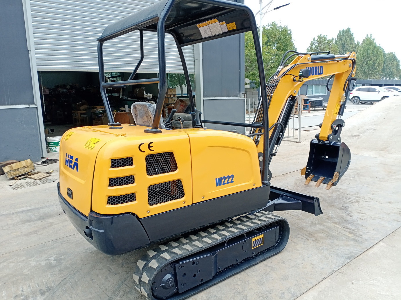 High Performance Miniature Crawler Excavator With Maximum Dumping Height 2290mm