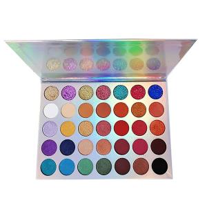 China No Logo Vegan High Pigment Holographic Eyeshadow Palette wholesale