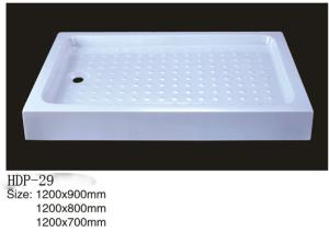 China Acrylic shower tray, shower basin,acrylic shower base HDP-29 1200X900,1200X800,1200X700 wholesale