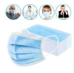 Breathable 3 Ply Disposable Face Mask Non Woven Fabric For Clinic / Hospital